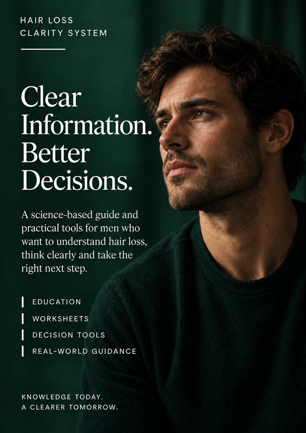 Actual guide cover: Clear Information. Better Decisions.